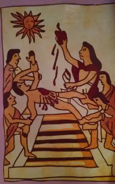 Picture of human sacrifice